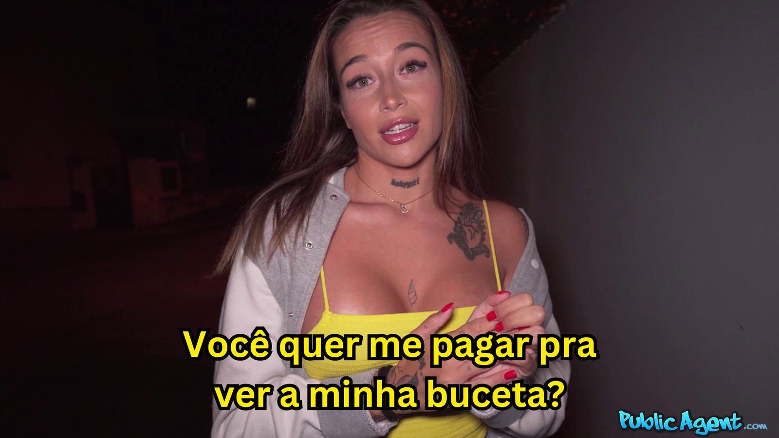 A Novinha Bucetuda Aceitou Dinheiro em Troca de Sexo – Public Agent Legendado